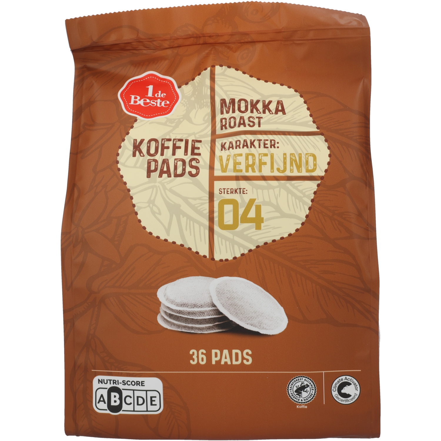 1 de Beste Koffiepads mokka