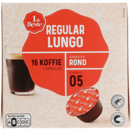 1 de Beste Koffiecups regular lungo sterkte 5 Foto van 1 de Beste Koffiecups regular lungo sterkte 5