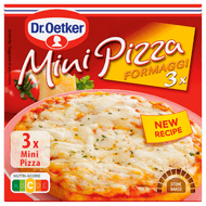 Dr. Oetker Mini pizza formaggi 3 st. Foto van Dr. Oetker Mini pizza formaggi 3 st.