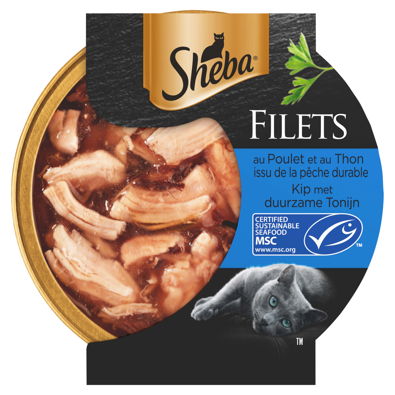 Sheba Kattenvoer filets kip tonijn