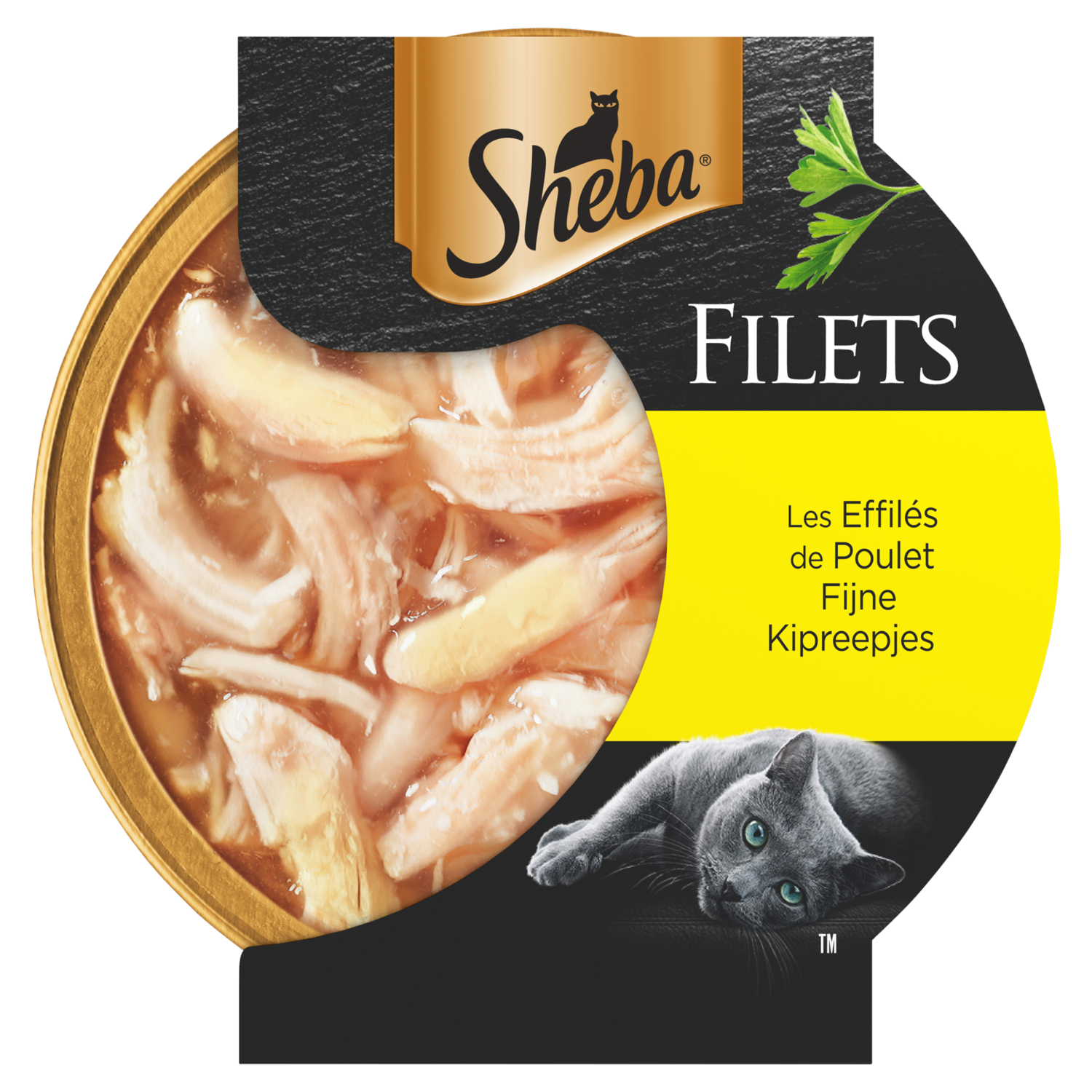 Sheba Kattenvoer filets fijne kipreepjes