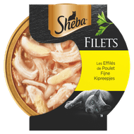 Sheba Kattenvoer filets fijne kipreepjes Foto van Sheba Kattenvoer filets fijne kipreepjes