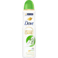 Foto van Dove Deospray advanced care cucumber & green tea
