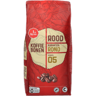 1 de Beste Koffiebonen rood Foto van 1 de Beste Koffiebonen rood