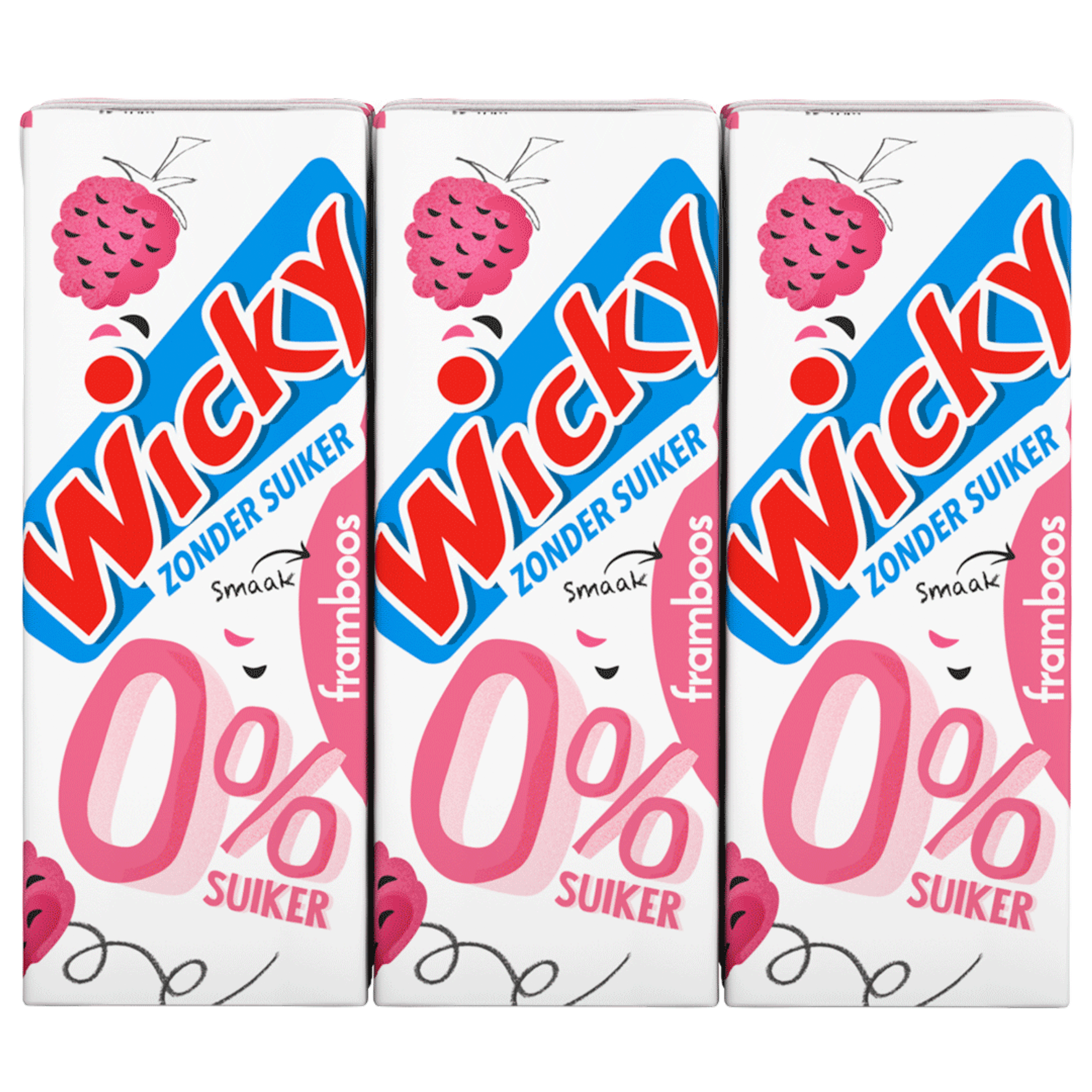 Wicky Framboos 0% 6x20 cl