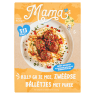 Foto van Mama's Puree met zweedse balletjes