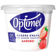 Optimel Magere kwark aardbei Foto van Optimel Magere kwark aardbei