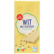 1 de Beste Chocoladereep wit met rijstcrisp Foto van 1 de Beste Chocoladereep wit met rijstcrisp