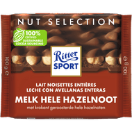 Ritter Sport Melk hazelnoot Foto van Ritter Sport Melk hazelnoot