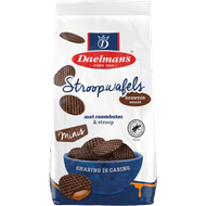 Foto van Daelmans Brownie stroopwafels mini 25 st.
