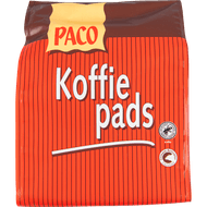 Paco Koffiepads roodmerk Foto van Paco Koffiepads roodmerk