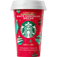 Starbucks Chilled classics white chocolate moccha Foto van Starbucks Chilled classics white chocolate moccha