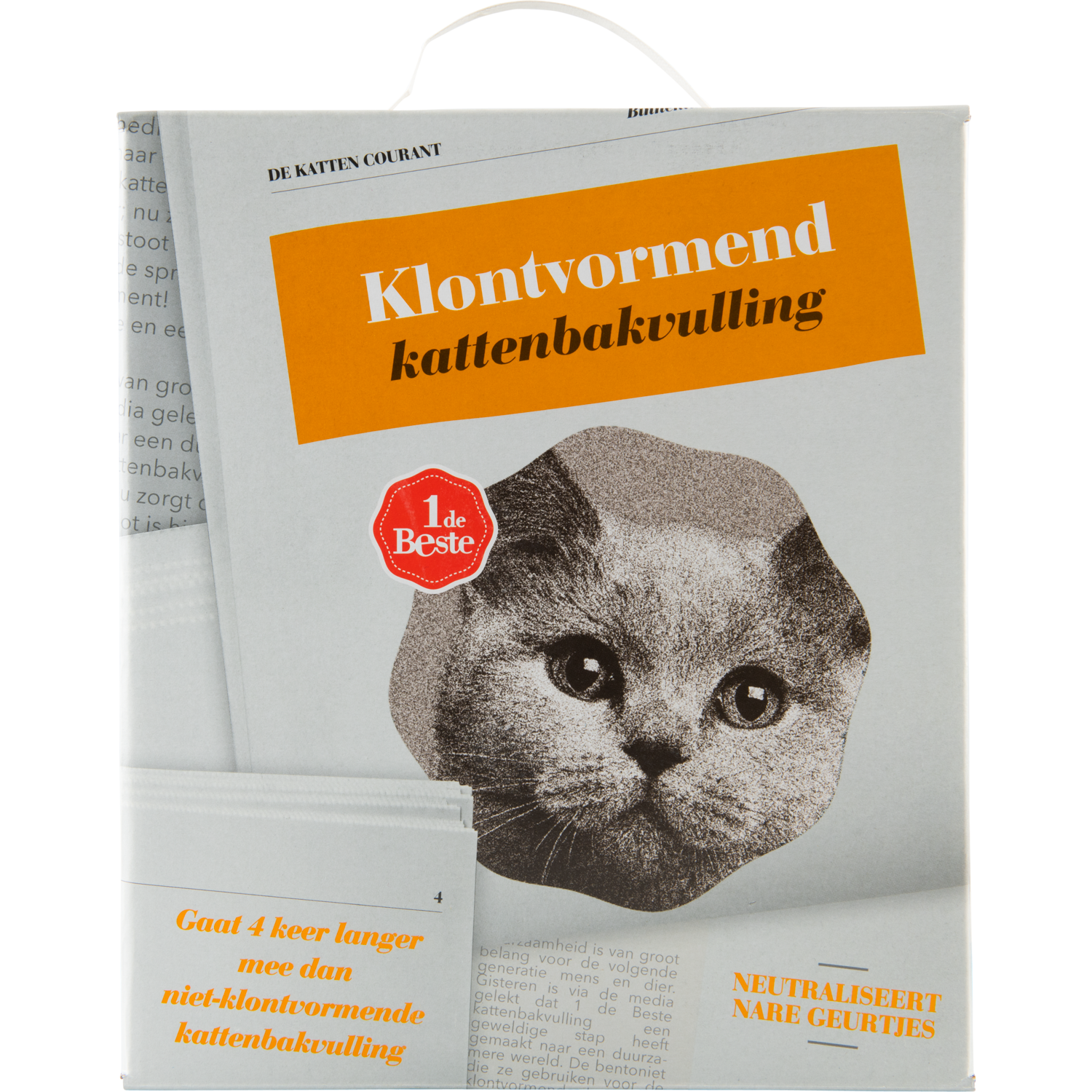 1 de Beste Kattenbakvulling ultra klontvulling