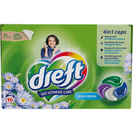Dreft Wascapsules blauwe droom 4 in 1 Foto van Dreft Wascapsules blauwe droom 4 in 1