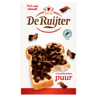 Foto van De Ruijter Chocolade vlokken puur