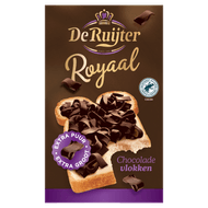 Foto van De Ruijter Chocolade vlokken royaal