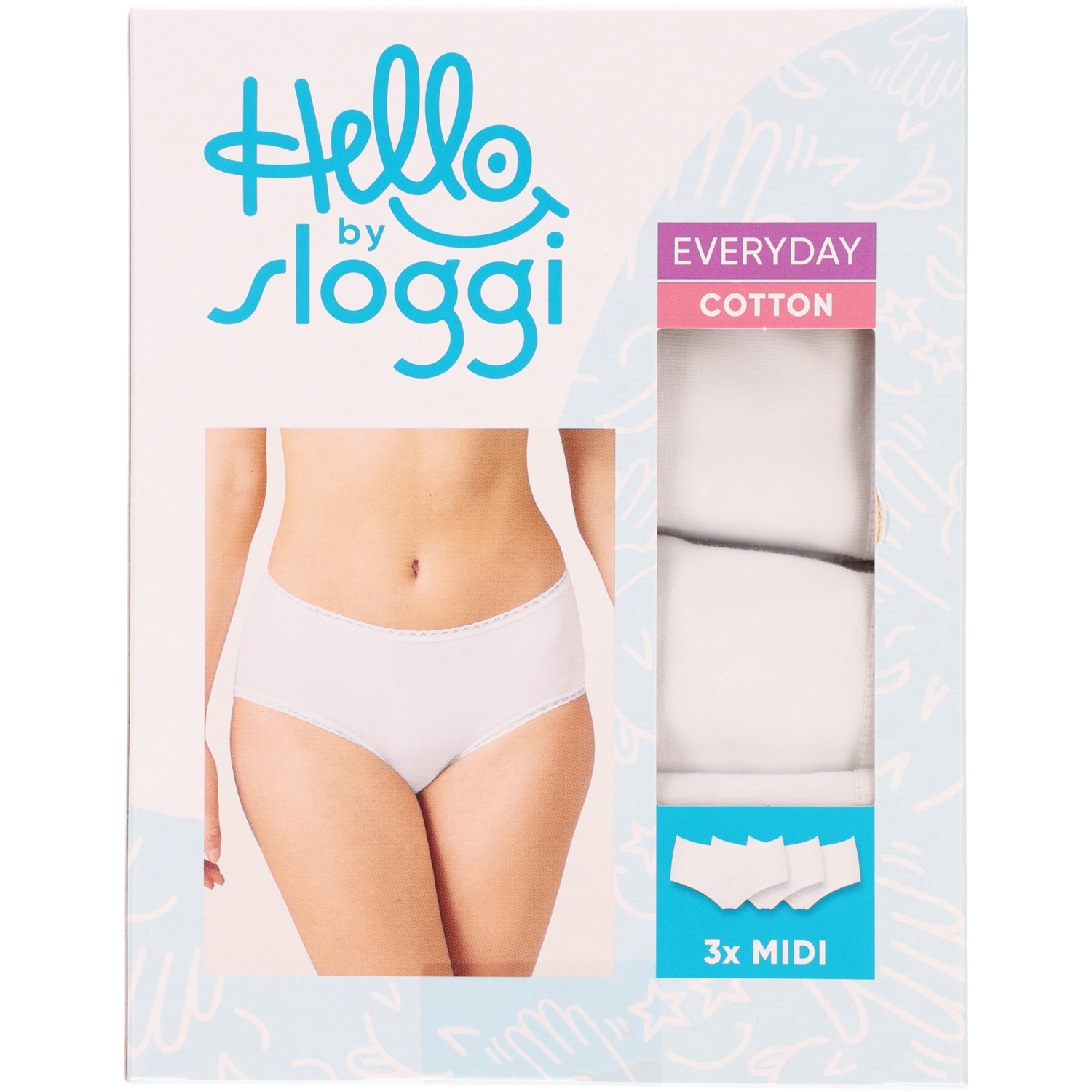 Hello by Sloggi damesslips midi