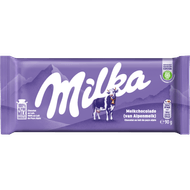 Milka Chocoladereep alpenmelk Foto van Milka Chocoladereep alpenmelk