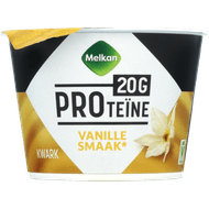 Melkan Proteine kwark vanille Foto van Melkan Proteine kwark vanille
