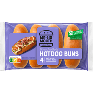 Foto van Mr. Big Mouth Hotdog buns