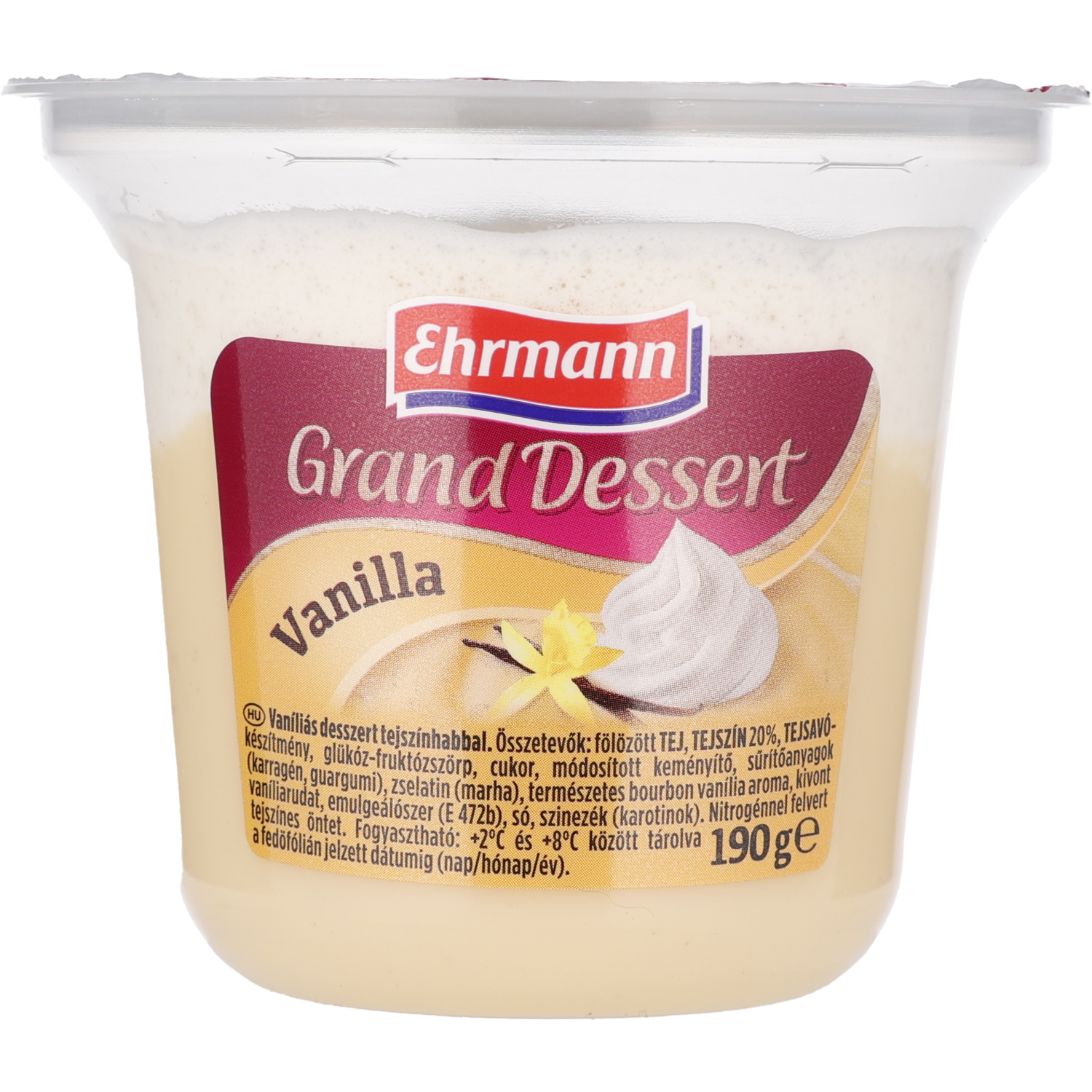 Ehrmann Grand dessert vanille met slagroom
