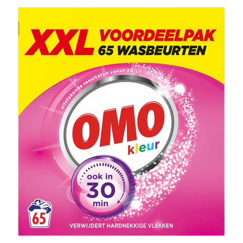Omo Wasmiddel poeder kleur 65 wasbeurten