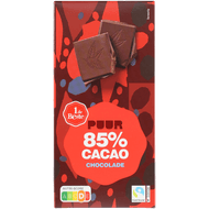 1 de Beste Chocoladetablet puur 85% cacao Foto van 1 de Beste Chocoladetablet puur 85% cacao