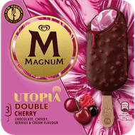 Foto van Ola Magnum double cherry 3 st.