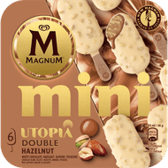 Ola Magnum mini double hazelnut 6 st. Foto van Ola Magnum mini double hazelnut 6 st.
