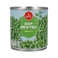 1 de Beste Doperwten zeer fijn Foto van 1 de Beste Doperwten zeer fijn