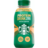 Starbucks Protein drink caramel hazelnut Foto van Starbucks Protein drink caramel hazelnut
