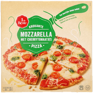 1 de Beste Krokante pizza mozzarella cherry Foto van 1 de Beste Krokante pizza mozzarella cherry