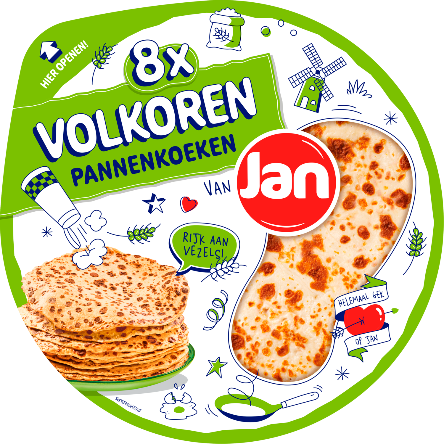 Jan Pannenkoeken volkoren