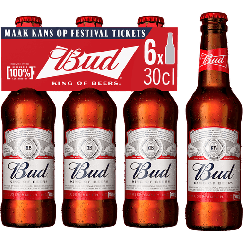 Bud Pilsener 6x30cl