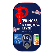 Foto van Princes Kabeljauwlever in eigen olie