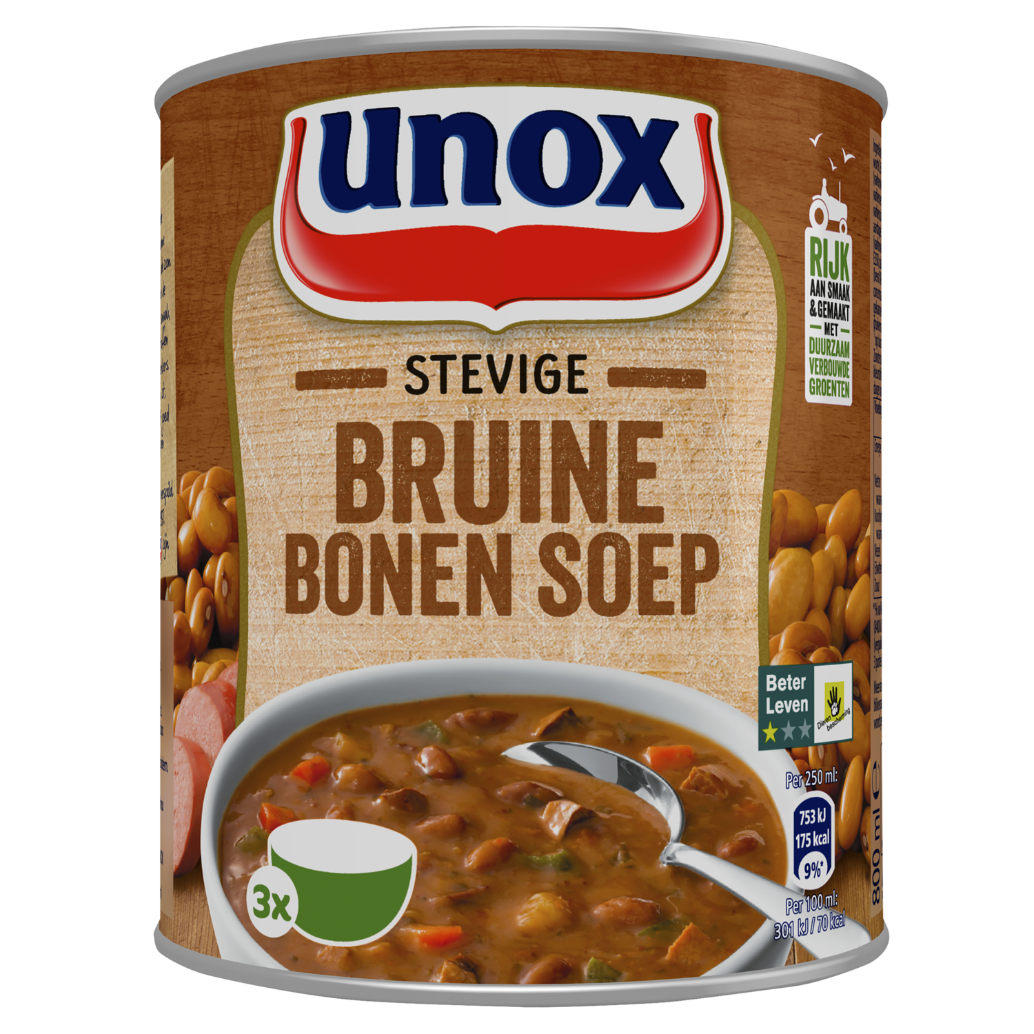 Unox Stevige bruine bonensoep