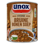 Unox Stevige bruine bonensoep Foto van Unox Stevige bruine bonensoep