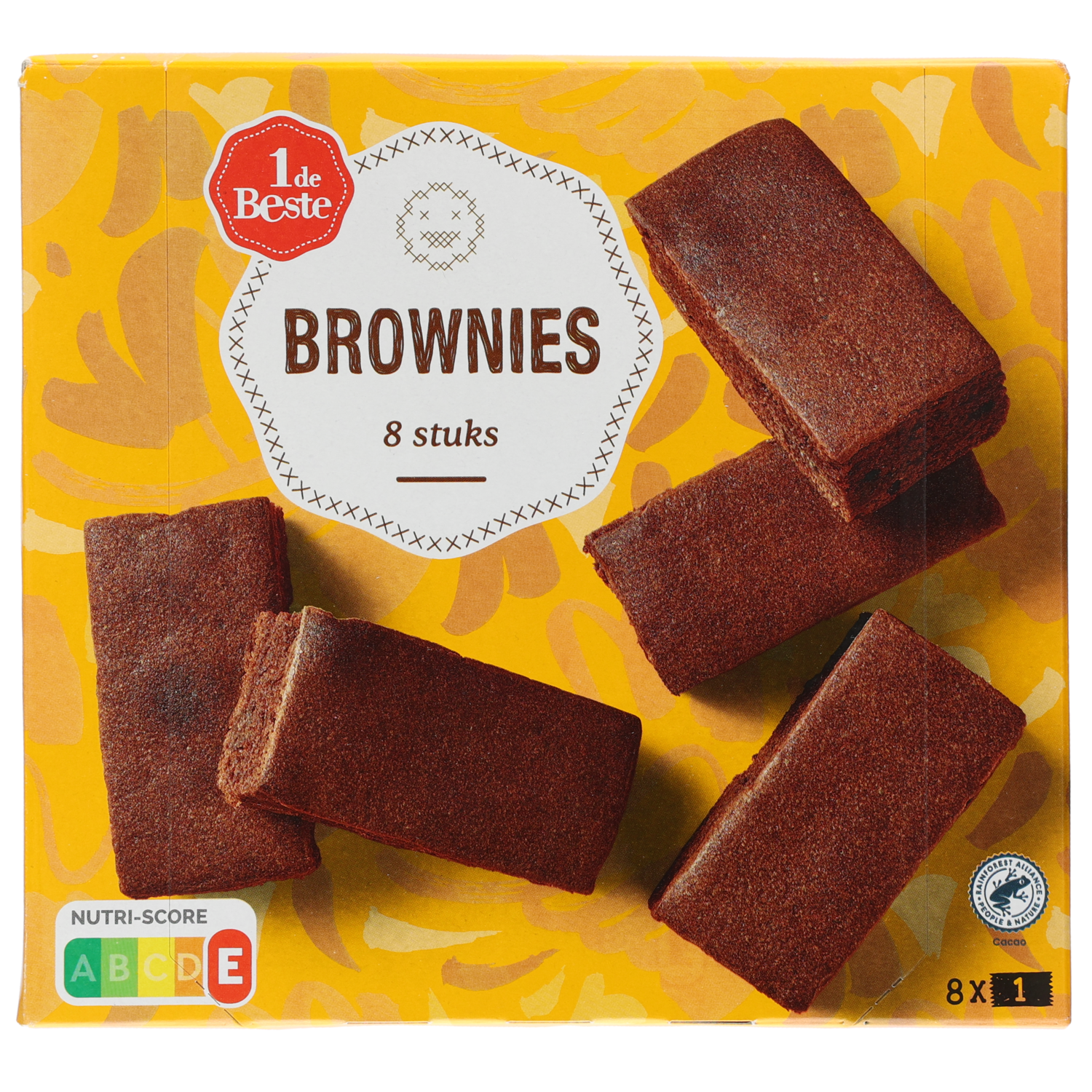 1 de Beste Brownieblokjes 8 st.