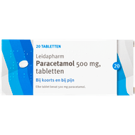 LEIDAPHARM Paracetamol 500mg Foto van LEIDAPHARM Paracetamol 500mg