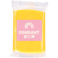 Bakken en versieren Rolfondant geel Foto van Bakken en versieren Rolfondant geel