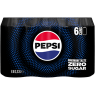 Foto van Pepsi Zero 6x33 cl