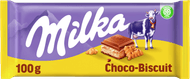 Milka Chocoladereep choco-biscuit Foto van Milka Chocoladereep choco-biscuit