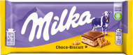Milka Chocoladereep choco-biscuit Foto van Milka Chocoladereep choco-biscuit