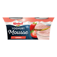 Almhof Yoghurt mousse aardbei 2 st. Foto van Almhof Yoghurt mousse aardbei 2 st.