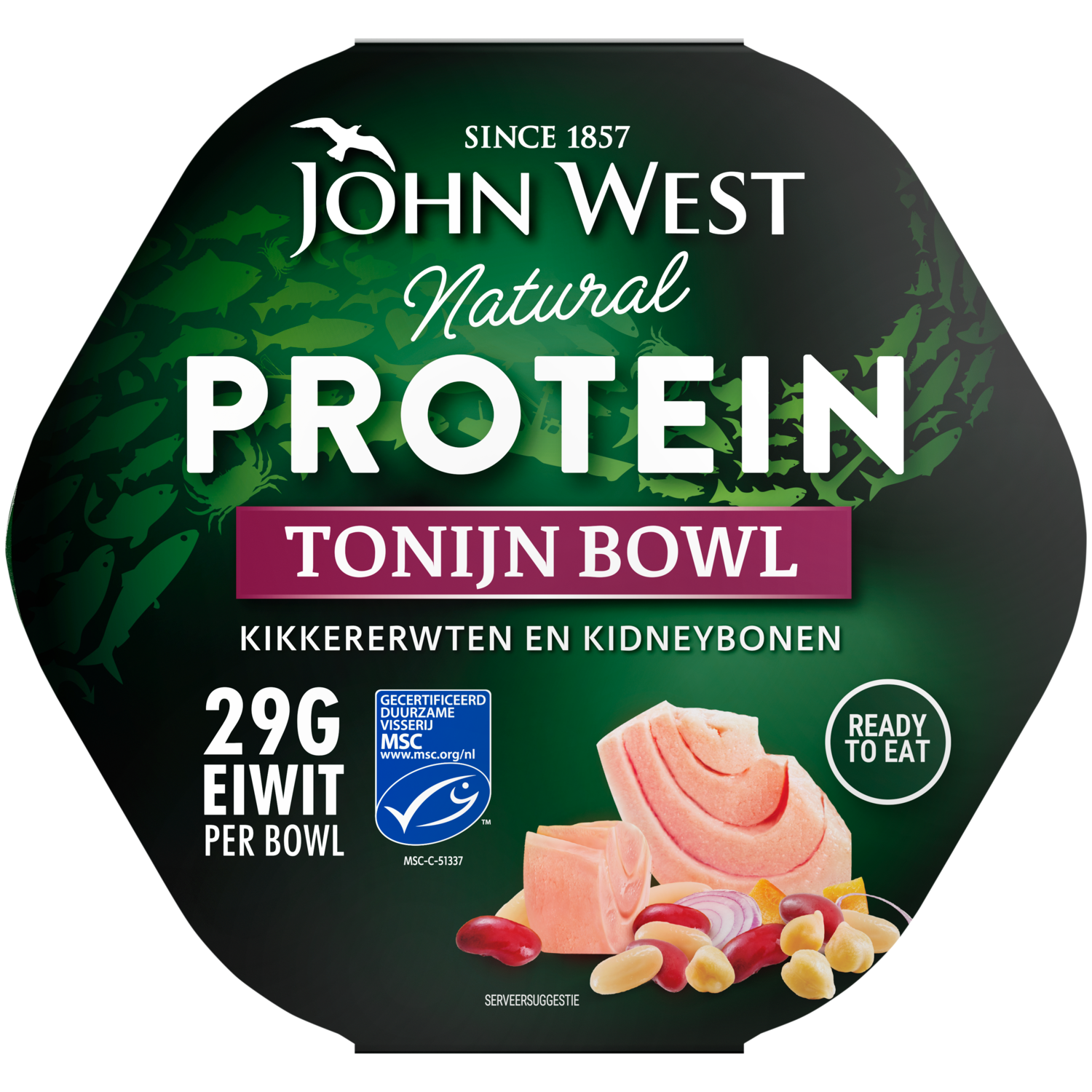 John West Protein bowl tonijn bonen