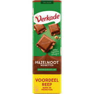 Foto van Verkade Chocoladereep hazelnoot xxl