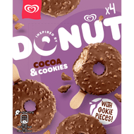 Ola Chocolate donut stick 4 st. Foto van Ola Chocolate donut stick 4 st.