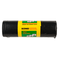 Komo Vuilniszakken met trekband, 15 stuks a 60 liter Foto van Komo Vuilniszakken met trekband, 15 stuks a 60 liter