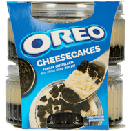 Oreo Cheesecake 2 stuks Foto van Oreo Cheesecake 2 stuks