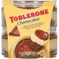 Toblerone Cheesecake 2 stuks Foto van Toblerone Cheesecake 2 stuks